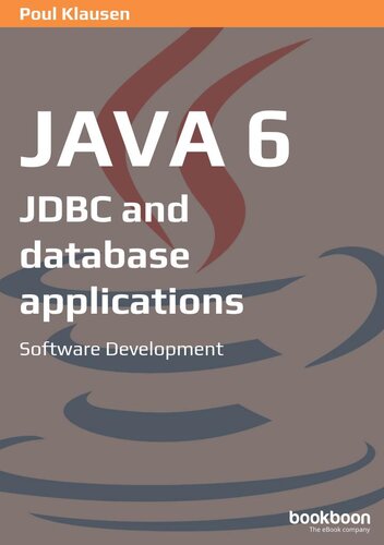 Java 6 JDBC and database applications