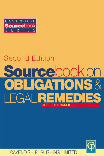 Obligations and Remedies (Sourcebook)