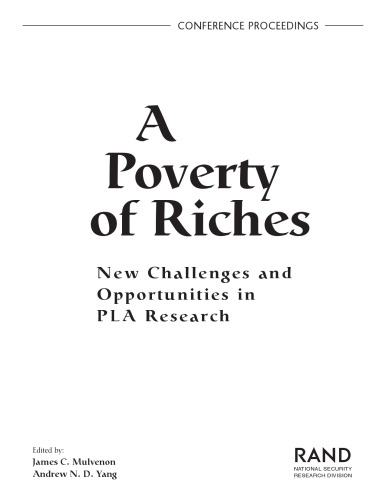 A Poverty of Riches: New Challenges and Opportunities in PLA Research