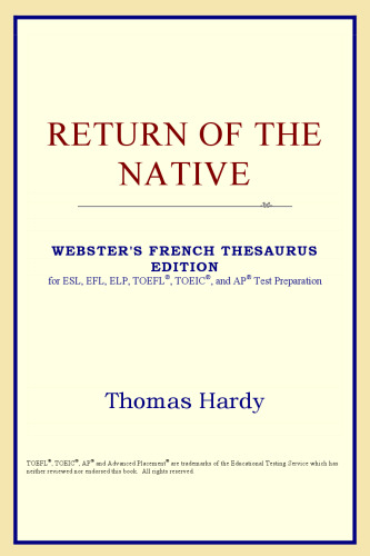 Return of the Native (Webster's French Thesaurus Edition)