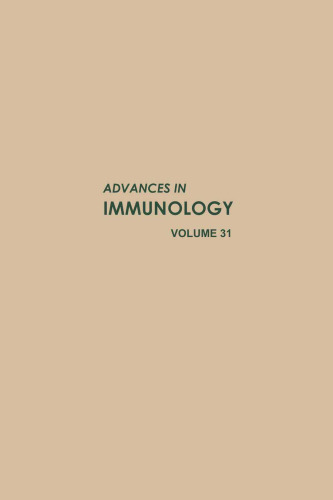 Advances in Immunology, Vol. 31