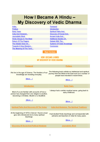 How I Became a Hindu