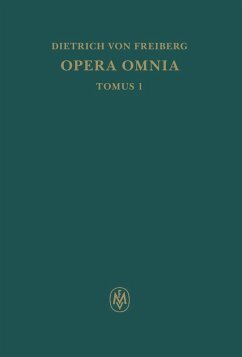 Opera omnia, Tomus I. Schriften zur Intellekttheorie