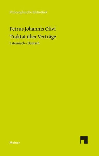 Traktat über Verträge: Zweisprachige Ausgabe