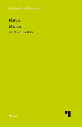Menon: Zweisprachige Ausgabe