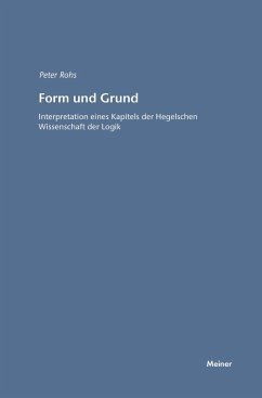 Form und Grund: Interpretation eines Kapitels der hegelschen Wissenschaft der Logik