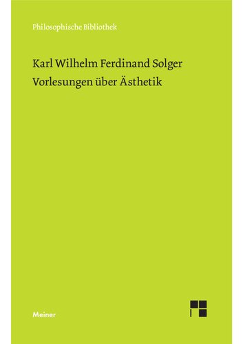 Vorlesungen über Ästhetik