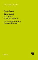 Opus maius: Brief an Papst Clemens IV. Opus maius: Teile I, II und VI. Brief über die geheimen Werke der Natur und der Kunst