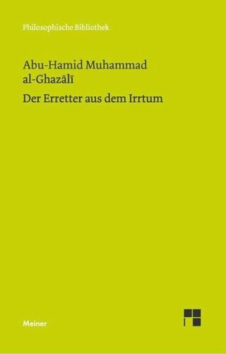 Der Erretter aus dem Irrtum: al-Munqid min ad-dalal