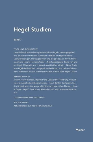 Hegel-Studien Band 7