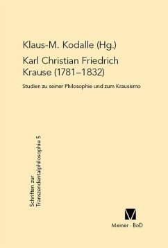 Karl Christian Friedrich Krause: Studien zum Krausismo und seiner Wirkungsgeschichte