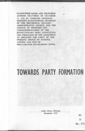 Towards Party Formation