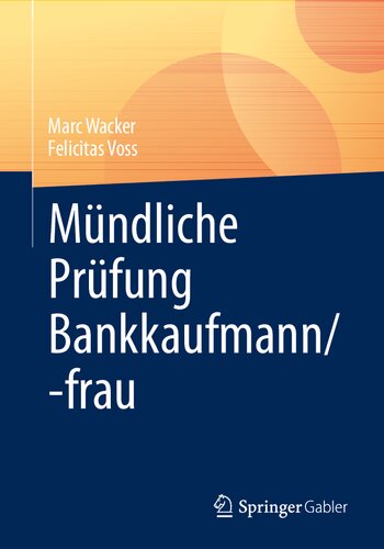 Mündliche Prüfung Bankkaufmann/-frau