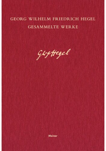 Vorlesungen über die Philosophie des Rechts IV: Anhang