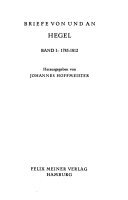 Briefe von und an Hegel
