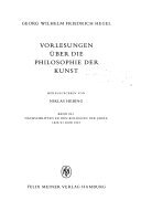 Vorlesungen über die Philosophie der Kunst I: Nachschriften zu den Kollegien der Jahre 1820/21 und 1823