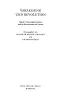 Verfassung und Revolution
