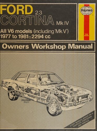 Haynes Ford Cortina Mk IV 2.3 V6 Owners Workshop Manual