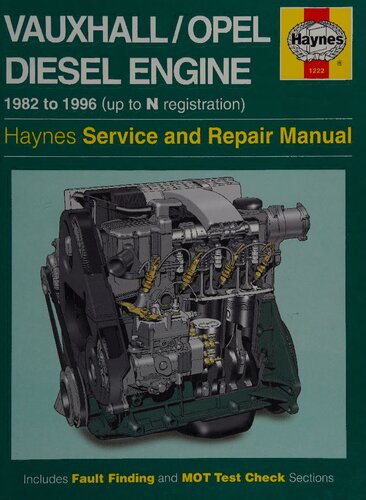 Haynes Vauxhall-Opel Diesel Engine Service and Repair Manual
