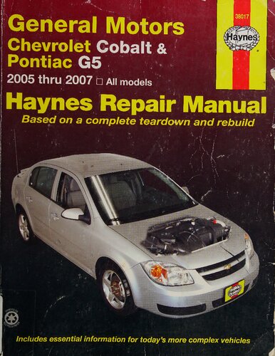 Haynes Chevrolet Cobalt and Pontiac G5 Automotive Repair Manual