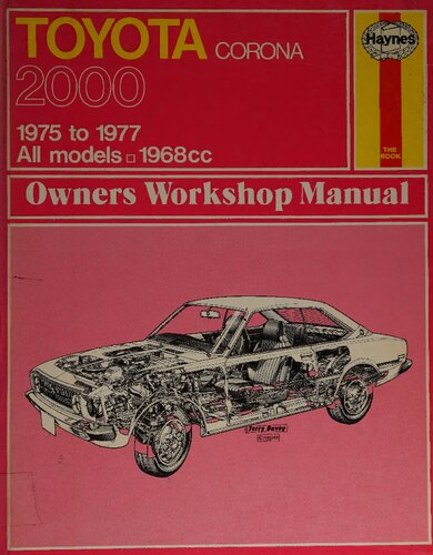 Haynes Toyota Corona 2000 Owners Workshop Manual
