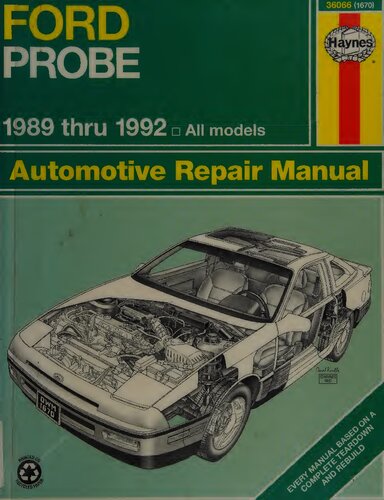 Haynes Ford Probe Automotive Repair Manual