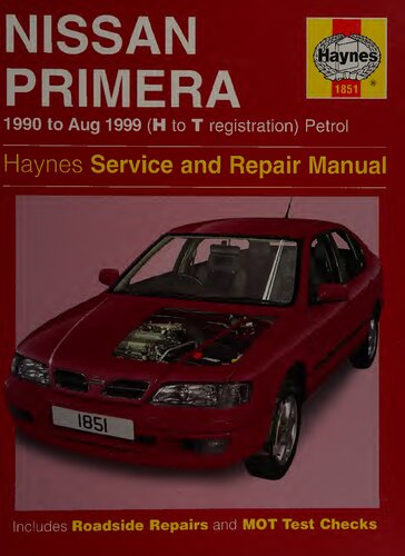 Haynes Nissan Primera Service & Repair Manual 1990-1999