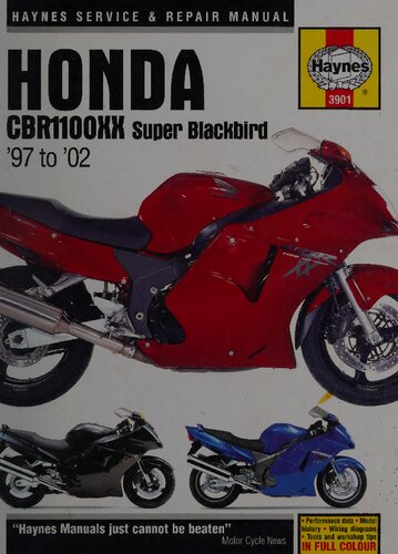 Haynes Honda CBR1100XX Super Blackbird '97 to '02 Service and Repair Manual
