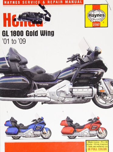 Haynes Honda GL 1800 Gold Wing '01 to '09 Service and Repair Manual