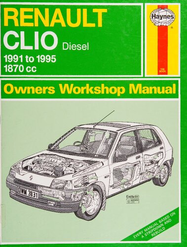 Haynes Renault Clio Diesel Owners Workshop Manual 1991 to 1995