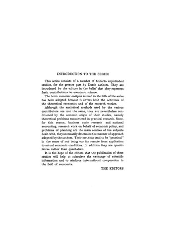 On the Theory of Economic Policy