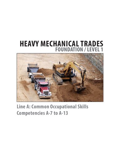 HEAVY MECHANICAL TRADES FOUNDATION / LEVEL 1 Line A Book 2