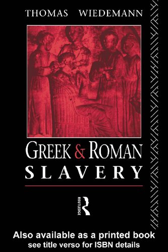 Greek and Roman Slavery