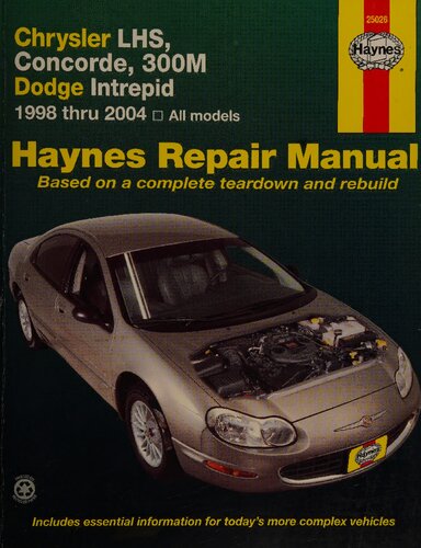 Haynes Chrysler LH-Series Automotive Repair Manual