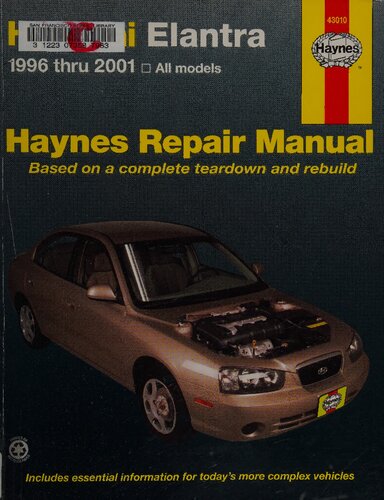 Haynes Hyundai Elantra Automotive Repair Manual