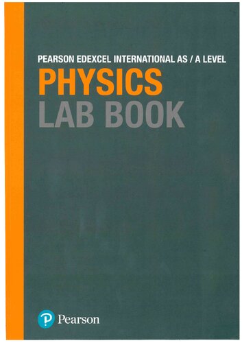 Pearson Edexcel International A Level Physics Lab Book
