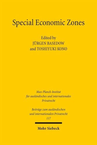 Special Economic Zones: Law and Policy Perspectives