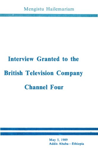 Interview Granted to the British Television Company Channel Four, May 5, 1989