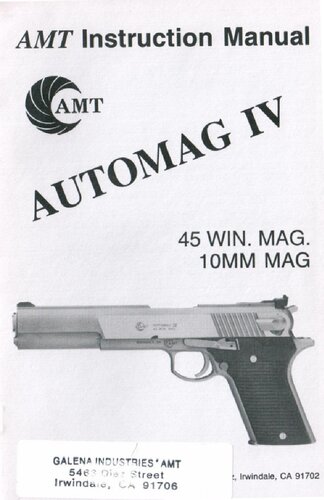 AMT AutoMag IV Instruction Manual