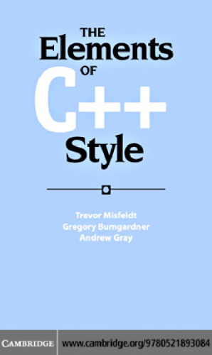 The Elements of C++ Style