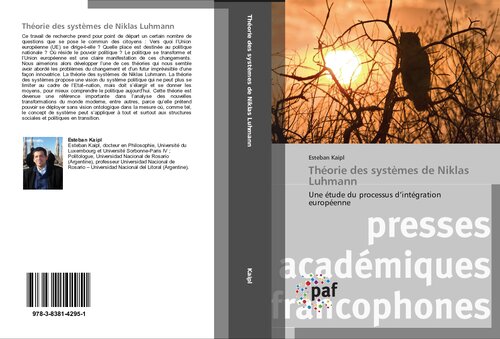a théorie de systèmes de Luhmann. Une étude sur le processus d'intégration de l UE