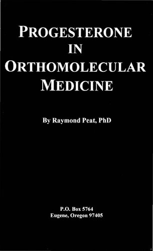 Progesterone in Orthomolecular Medicine