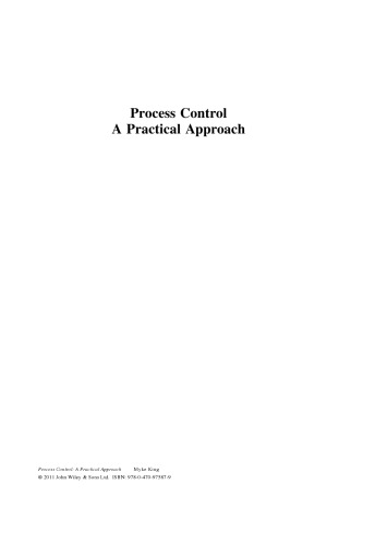 Process Control: A Practical Approach