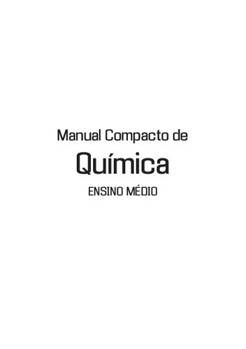 Manual Compacto de Química