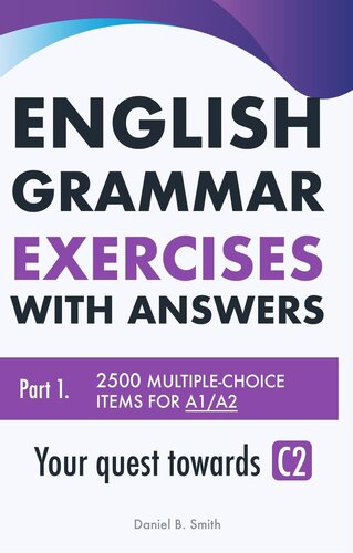 English Grammar Exercises with answers Part 1