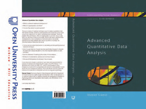 Advanced Quantative Data Analysis