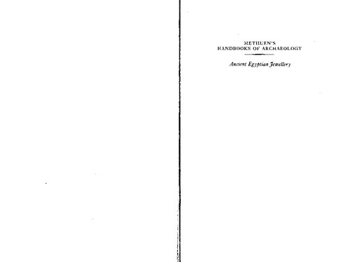 Ancient Egyptian Jewellery