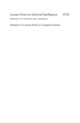Algorithmic Learning Theory: 18th International Conference, ALT 2007, Sendai, Japan, October 1-4, 2007. Proceedings