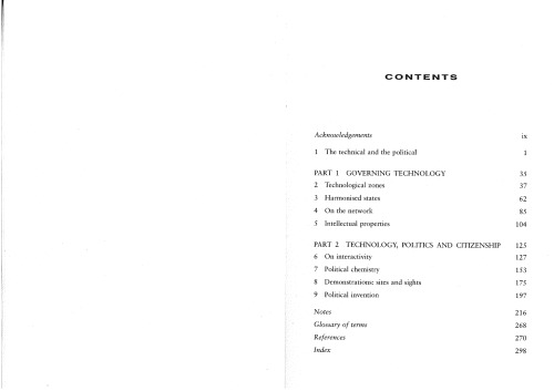 Political Machines: Governing a Technological Society