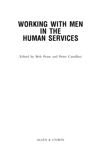Working with Men in the Human Services